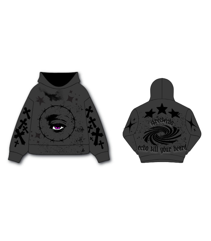 echo till your heard hoodie